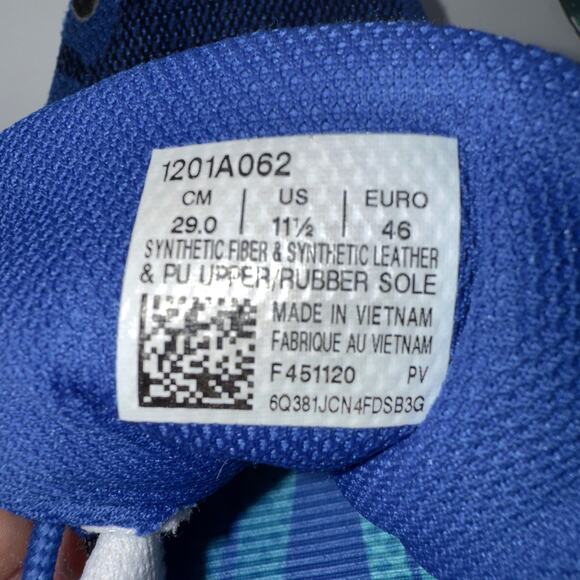 Asics Gel-Quantum 360 6 Men’s Size 11.5 Blue Black White Running Shoes 1201A062 - Picture 7 of 7